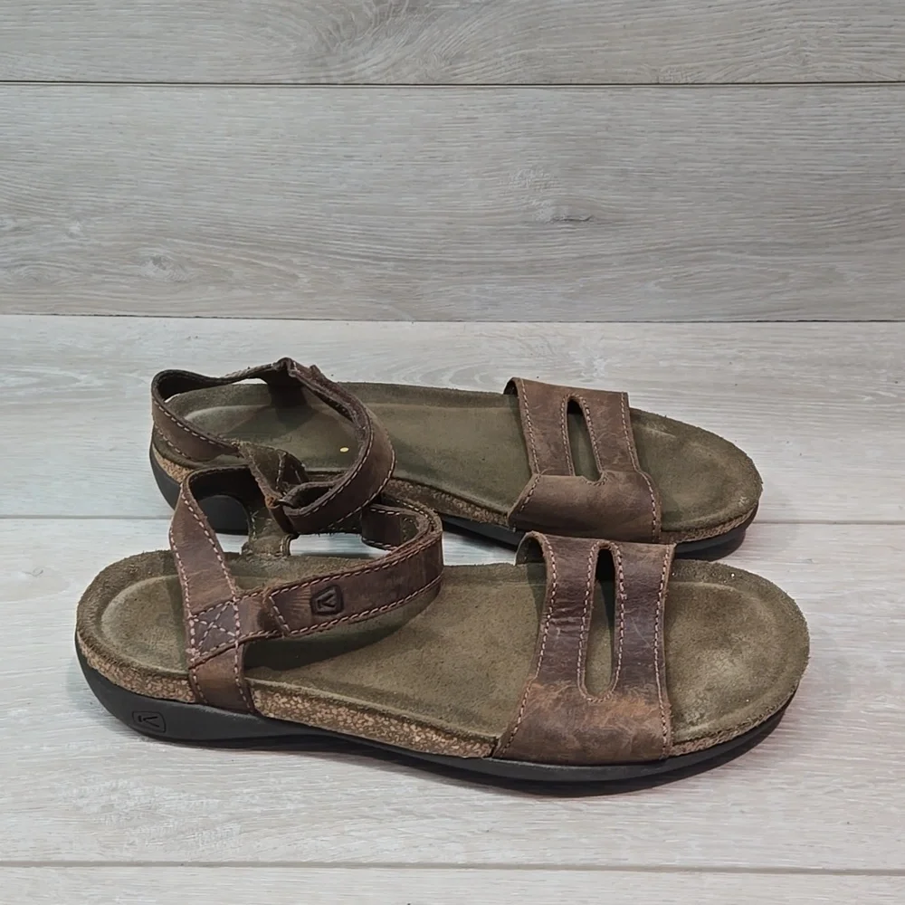 Keen Women's Ankle Leather Sandals shoes sz 7.5